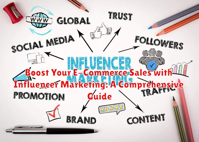 Boost Your E-Commerce Sales with Influencer Marketing: A Comprehensive Guide