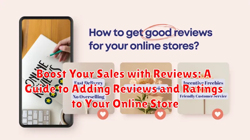 Boost Your Sales with Reviews: A Guide to Adding Reviews and Ratings to Your Online Store