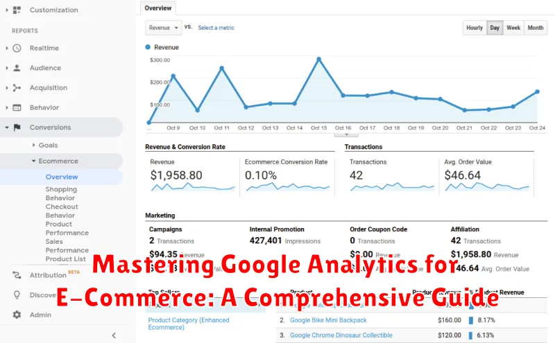 Mastering Google Analytics for E-Commerce: A Comprehensive Guide