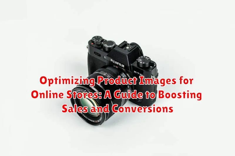 Optimizing Product Images for Online Stores: A Guide to Boosting Sales and Conversions